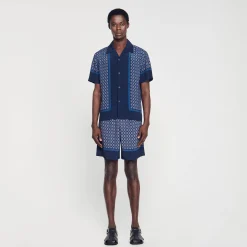 Chemise Imprimée à Manches Courtes
