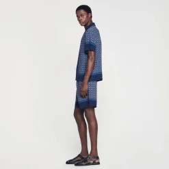 Chemise Imprimée à Manches Courtes