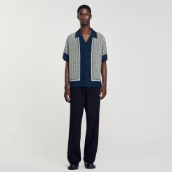 Chemise Imprimée à Manches Courtes