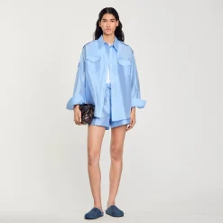 Chemise Large Satinée
