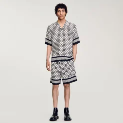 Chemise Manches Courtes Square Cross
