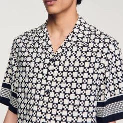 Chemise Manches Courtes Square Cross