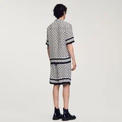 Chemise Manches Courtes Square Cross