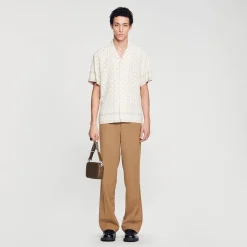 Chemise Manches Courtes Square Cross