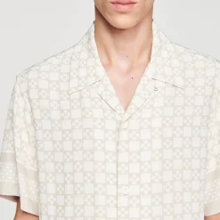 Chemise Manches Courtes Square Cross