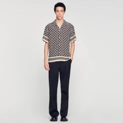 Chemise Manches Courtes Square Cross