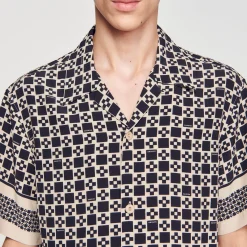 Chemise Manches Courtes Square Cross