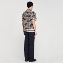 Chemise Manches Courtes Square Cross