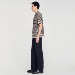 Chemise Manches Courtes Square Cross