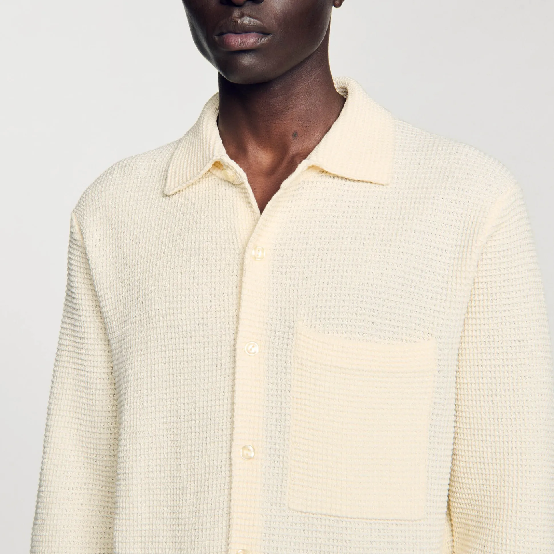 Chemise Oversize En Maille