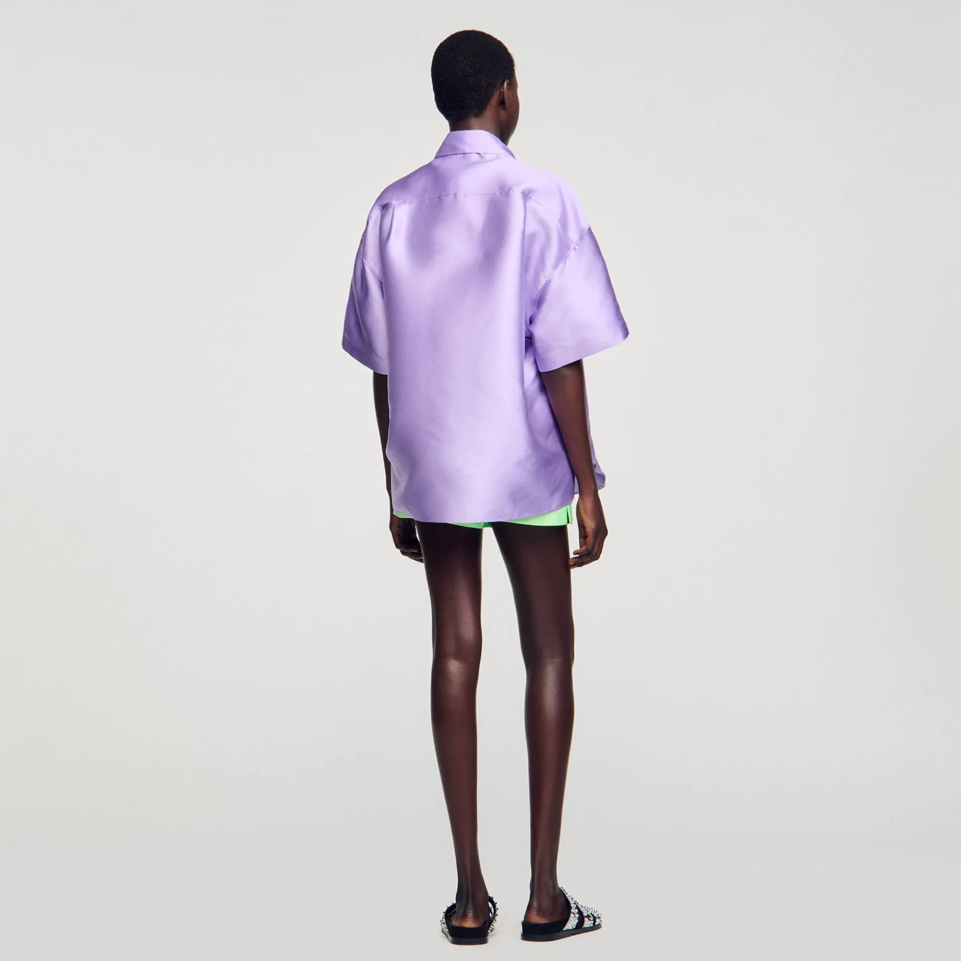 Chemise Oversized Satinée