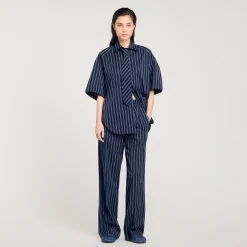 Chemise Strassée à Cravate
