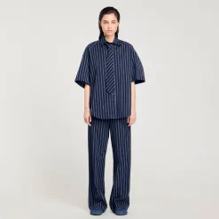 Chemise Strassée à Cravate
