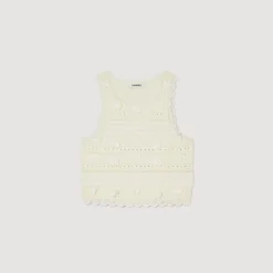 Débardeur Court En Maille