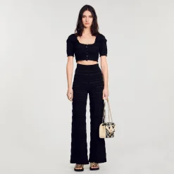 Gilet Court En Maille