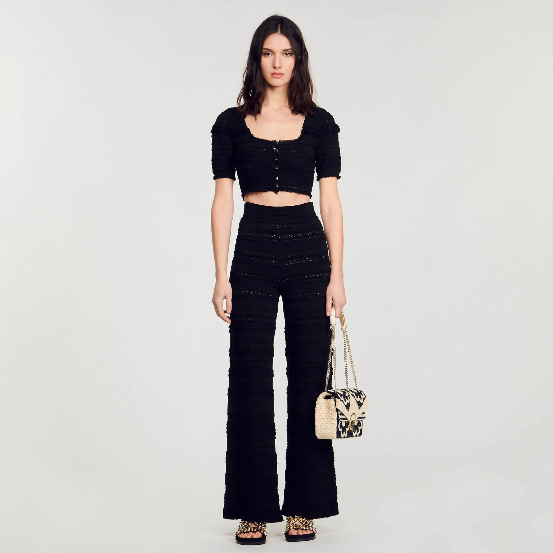 Gilet Court En Maille