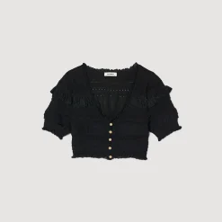 Gilet Court En Maille