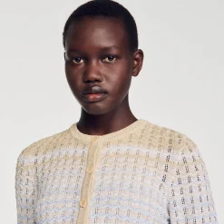 Gilet En Maille Dégradée