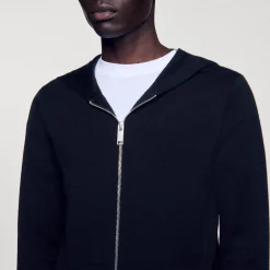 Gilet Zippé Avec Capuche