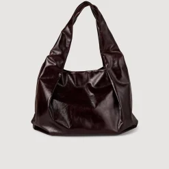 Grand Sac En Cuir Brillant