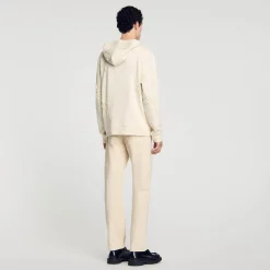 Hoodie à Capuche Orné De Fleurs