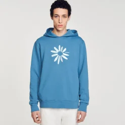 Hoodie Fleur En Coton