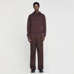 Hoodie Homme Brodé En Coton Biologique