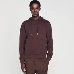 Hoodie Homme Brodé En Coton Biologique