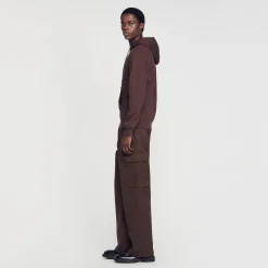 Hoodie Homme Brodé En Coton Biologique