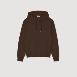 Hoodie Homme Brodé En Coton Biologique