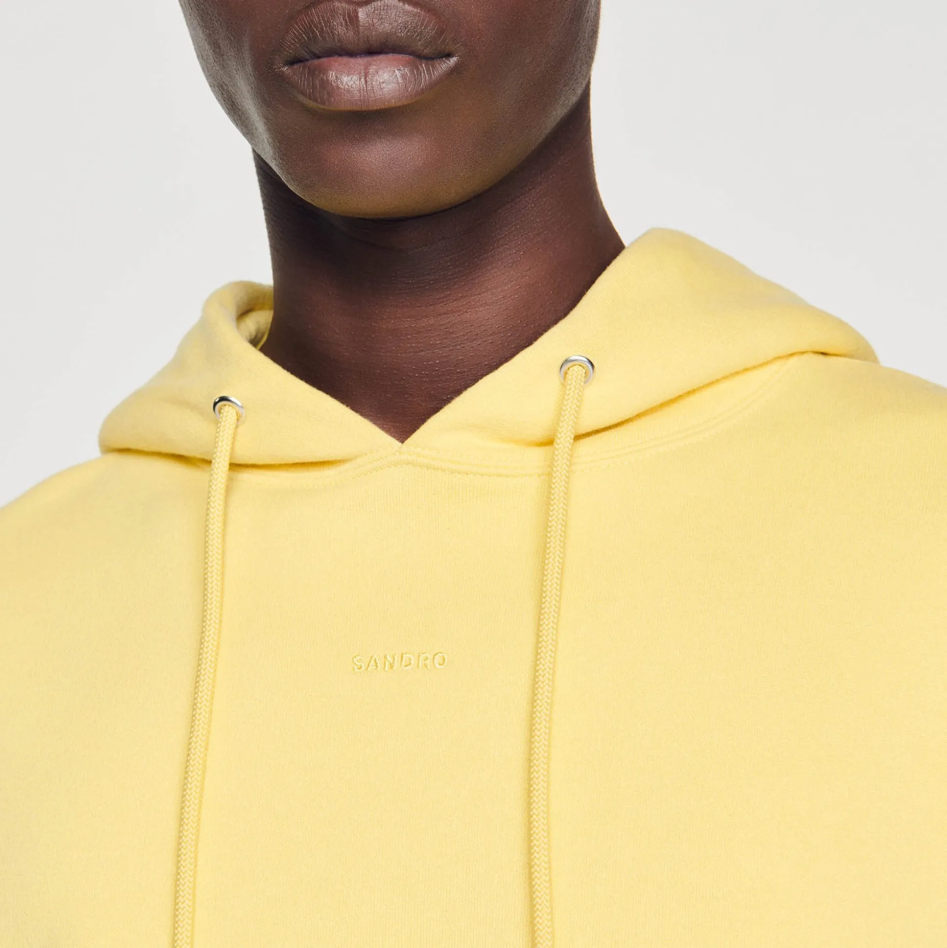 Hoodie Homme Brodé En Coton Biologique