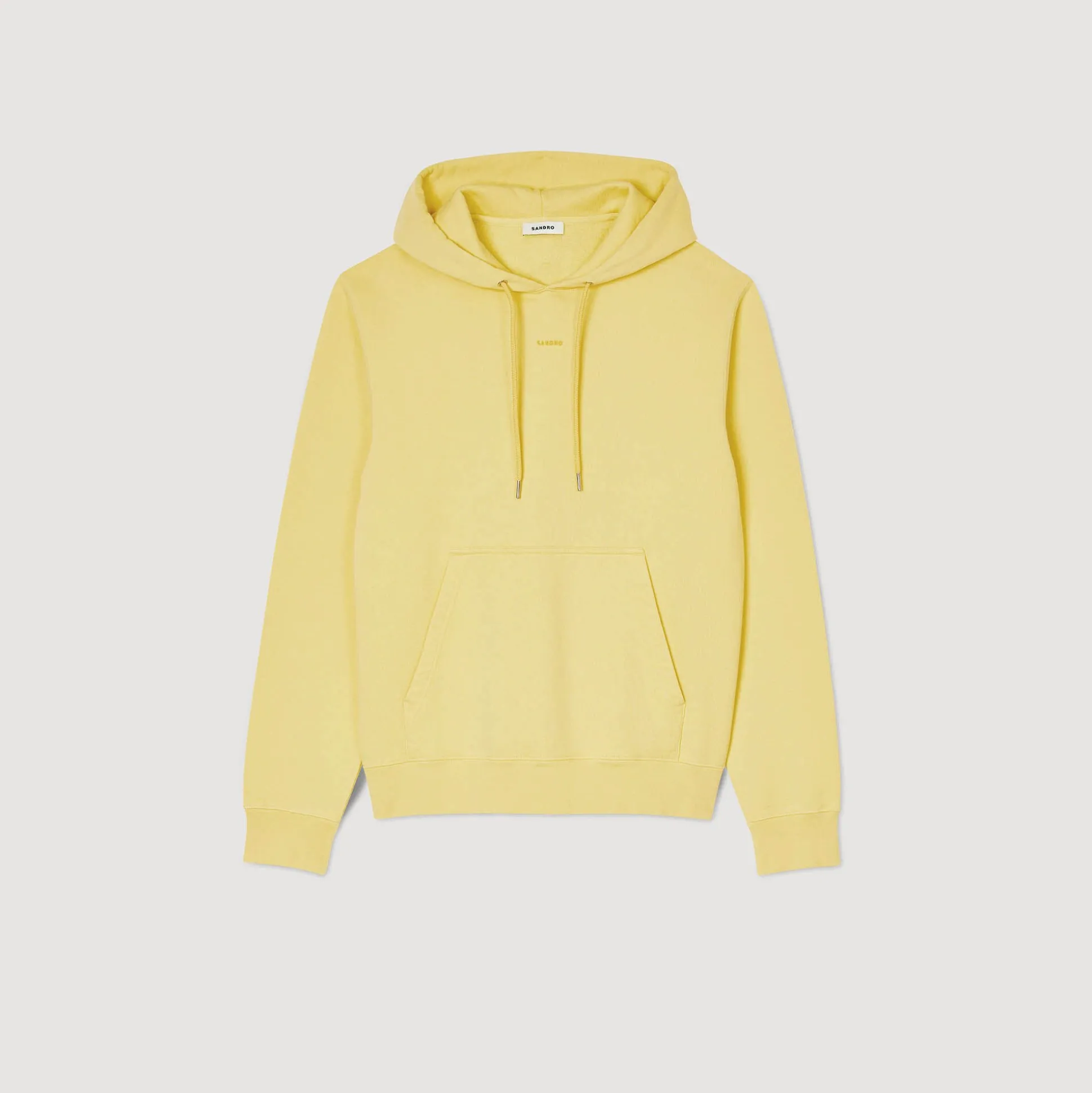 Hoodie Homme Brodé En Coton Biologique