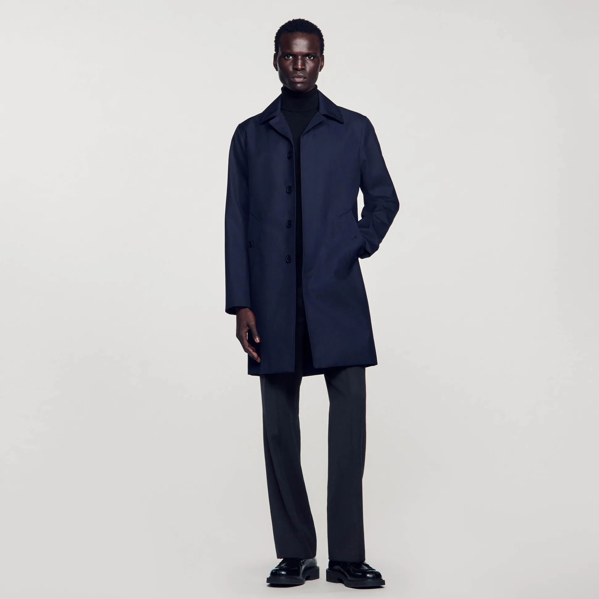 Imperméable Mac En Tissu Technique