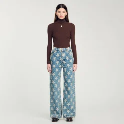 Jean à Jacquard étoiles