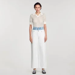 Jean Double Ceinture Bicolore