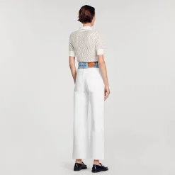 Jean Double Ceinture Bicolore