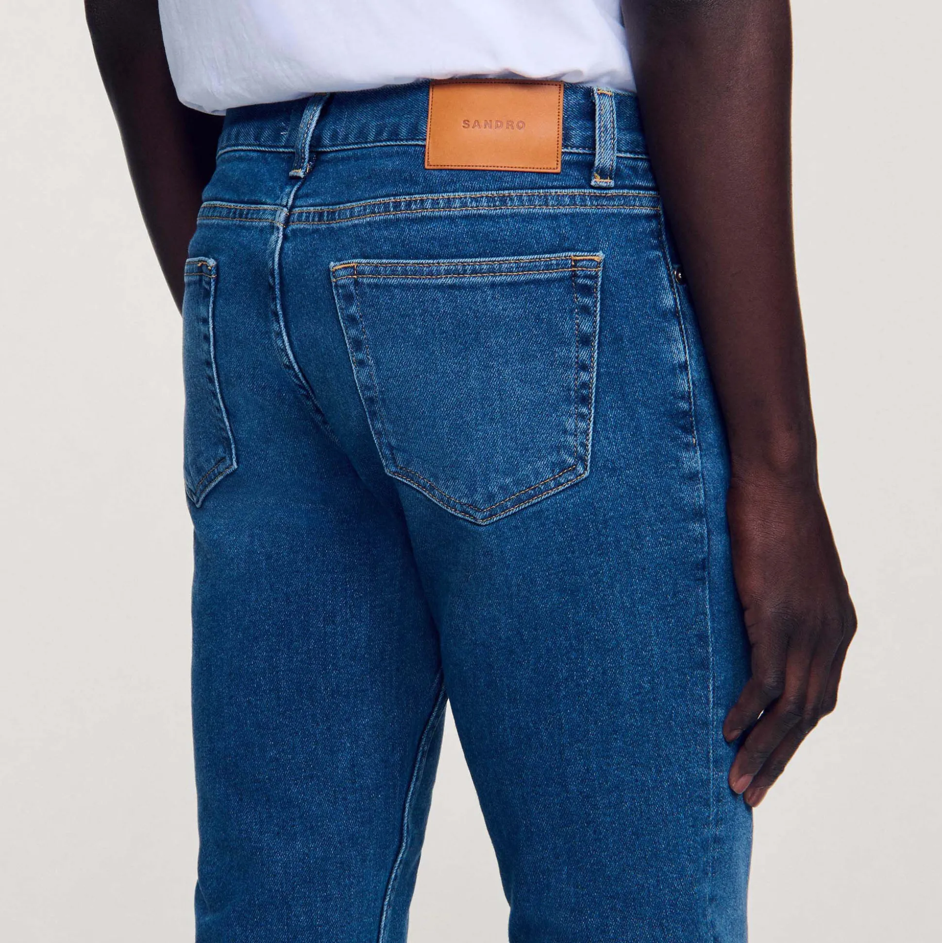 Jean Slim Avec Délavage Waterless