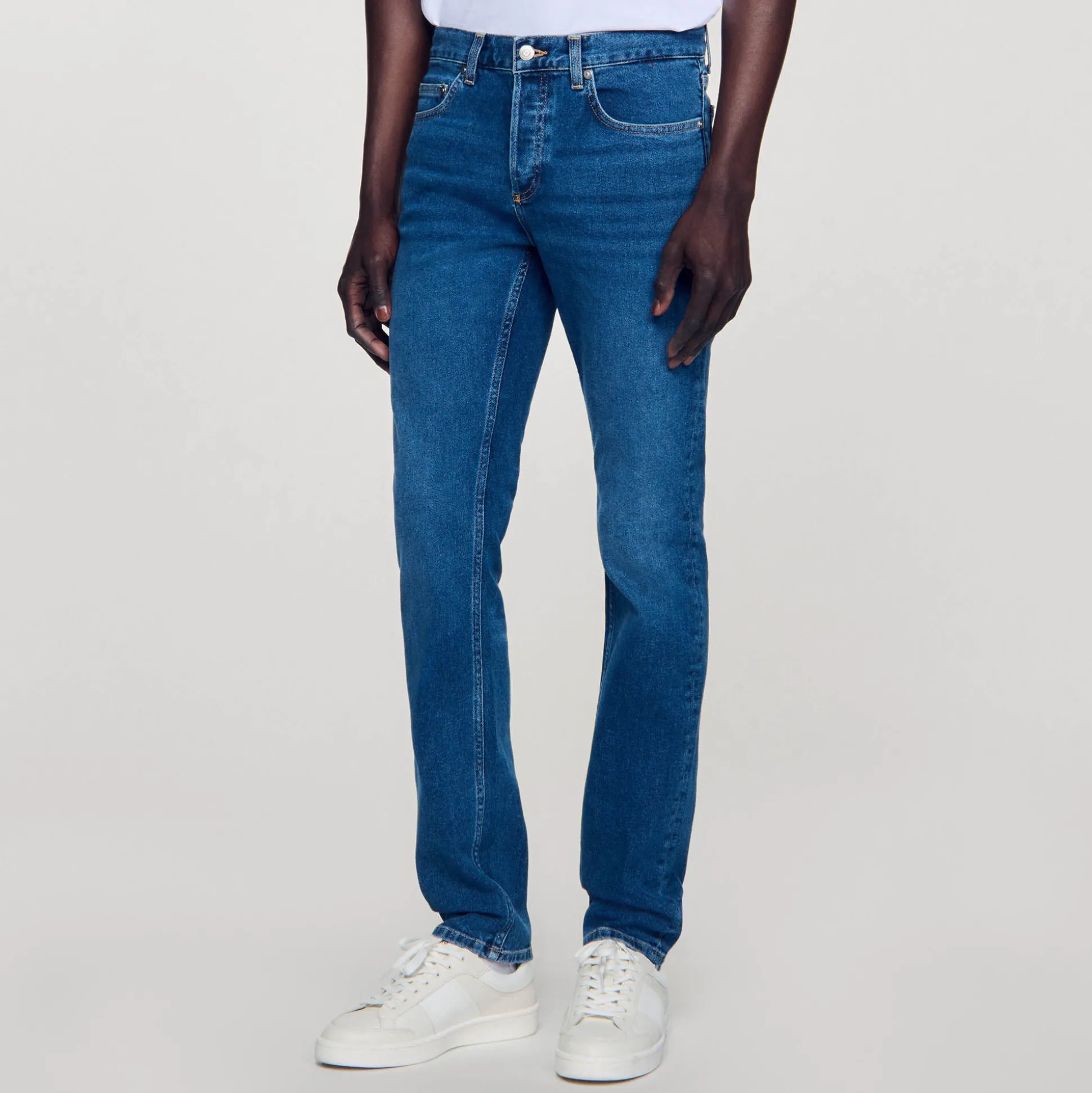 Jean Slim Avec Délavage Waterless