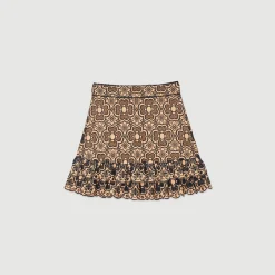 Jupe Courte En Broderie Anglaise