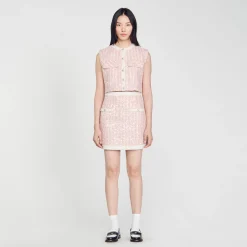 Jupe Courte En Tweed