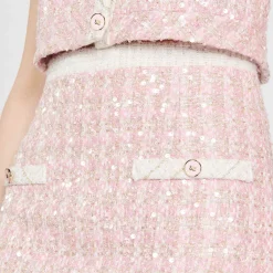 Jupe Courte En Tweed