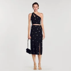 Jupe Midi En Maille