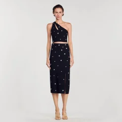 Jupe Midi En Maille