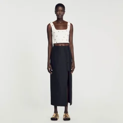 Jupe Midi Fendue
