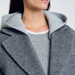 Manteau à Capuche Amovible