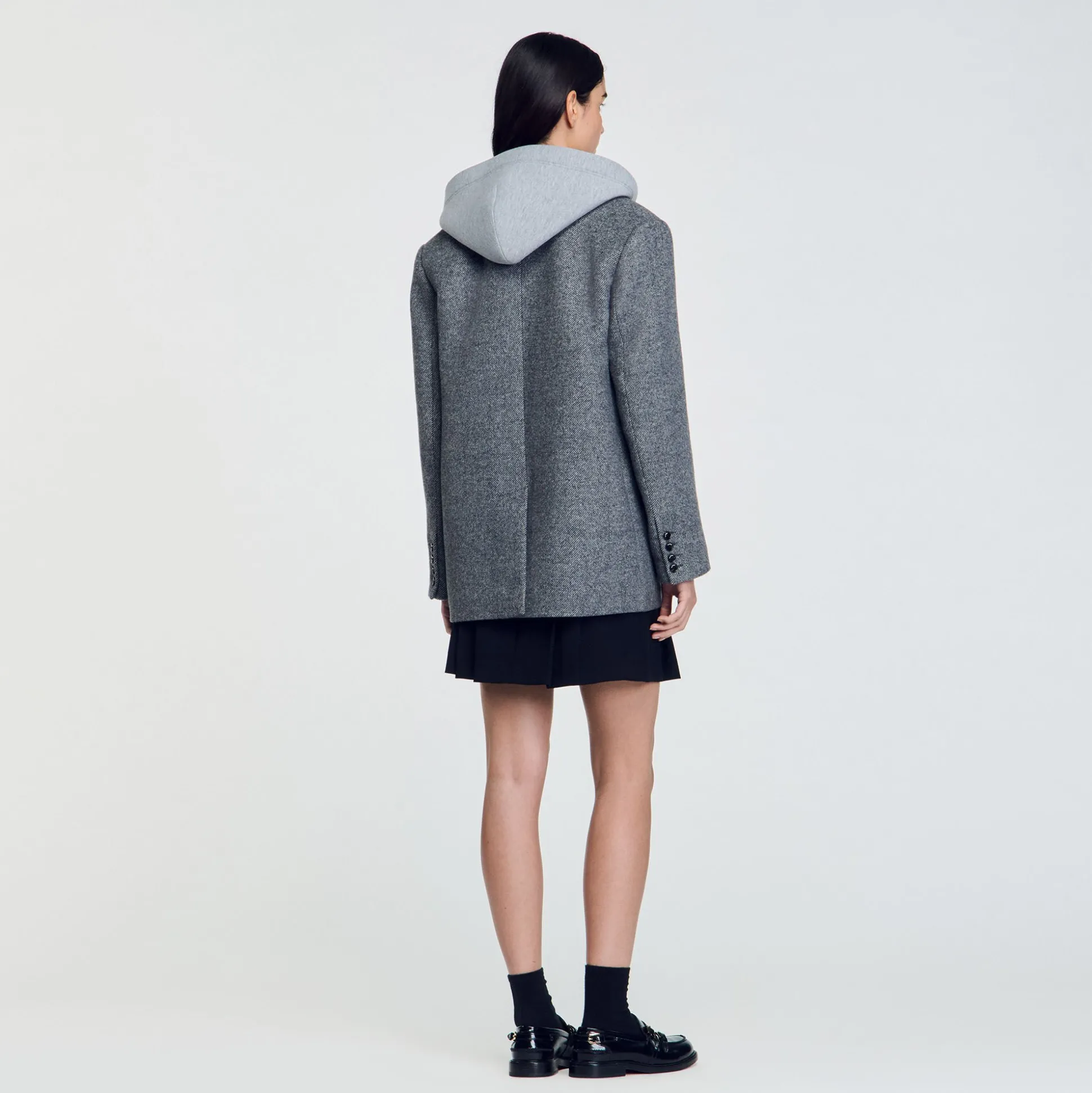 Manteau à Capuche Amovible