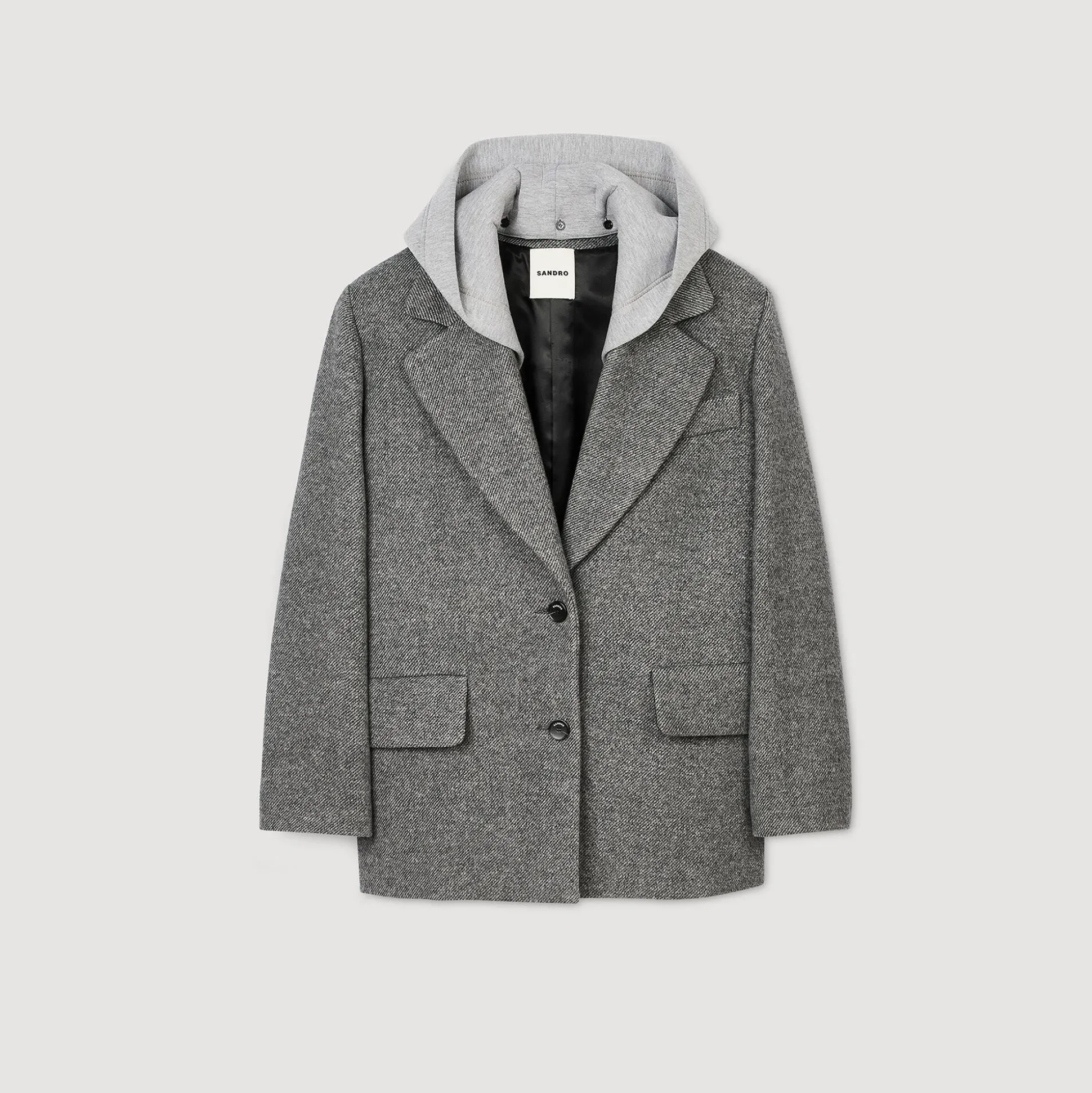 Manteau à Capuche Amovible