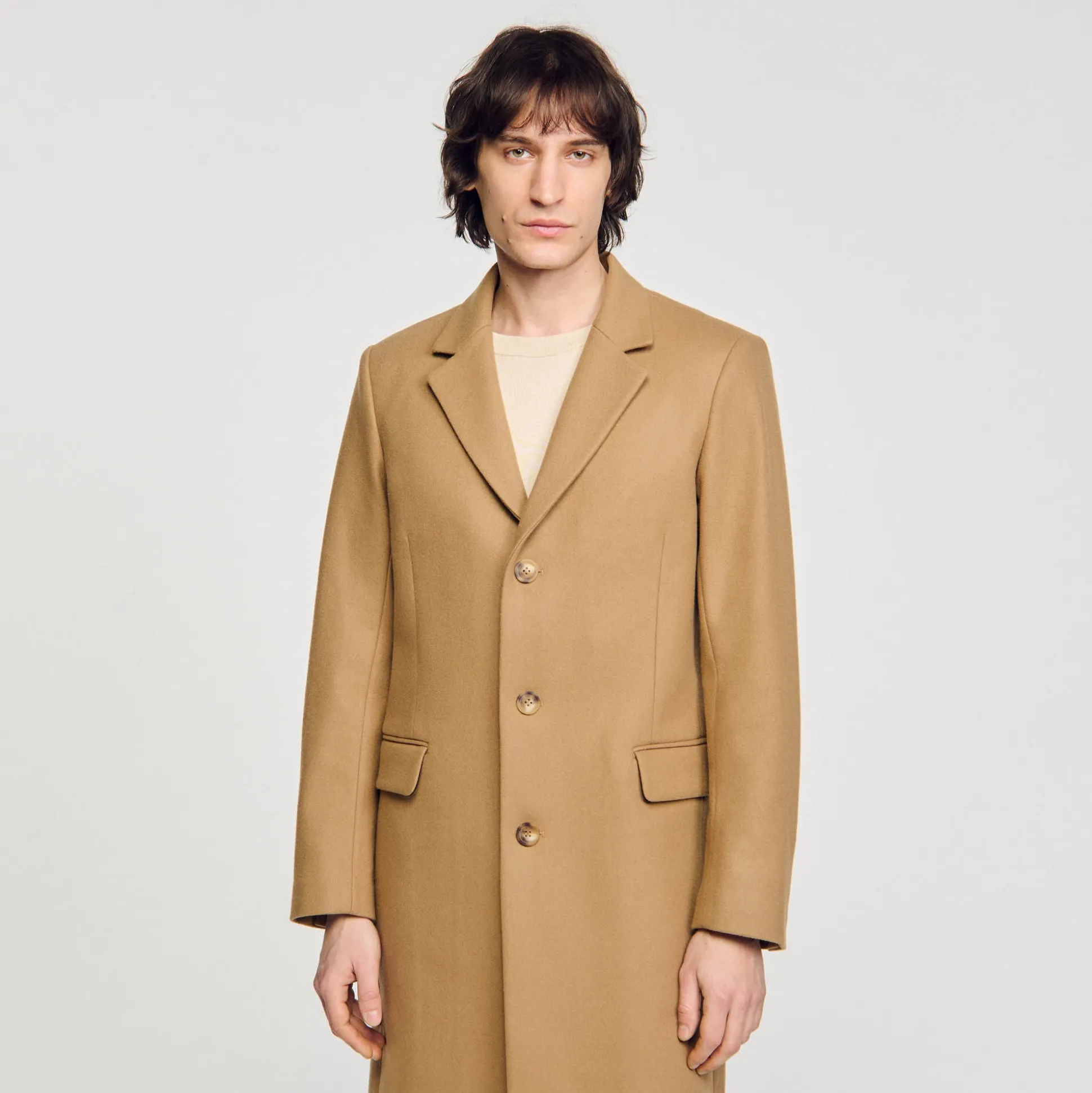 Manteau En Drap De Laine