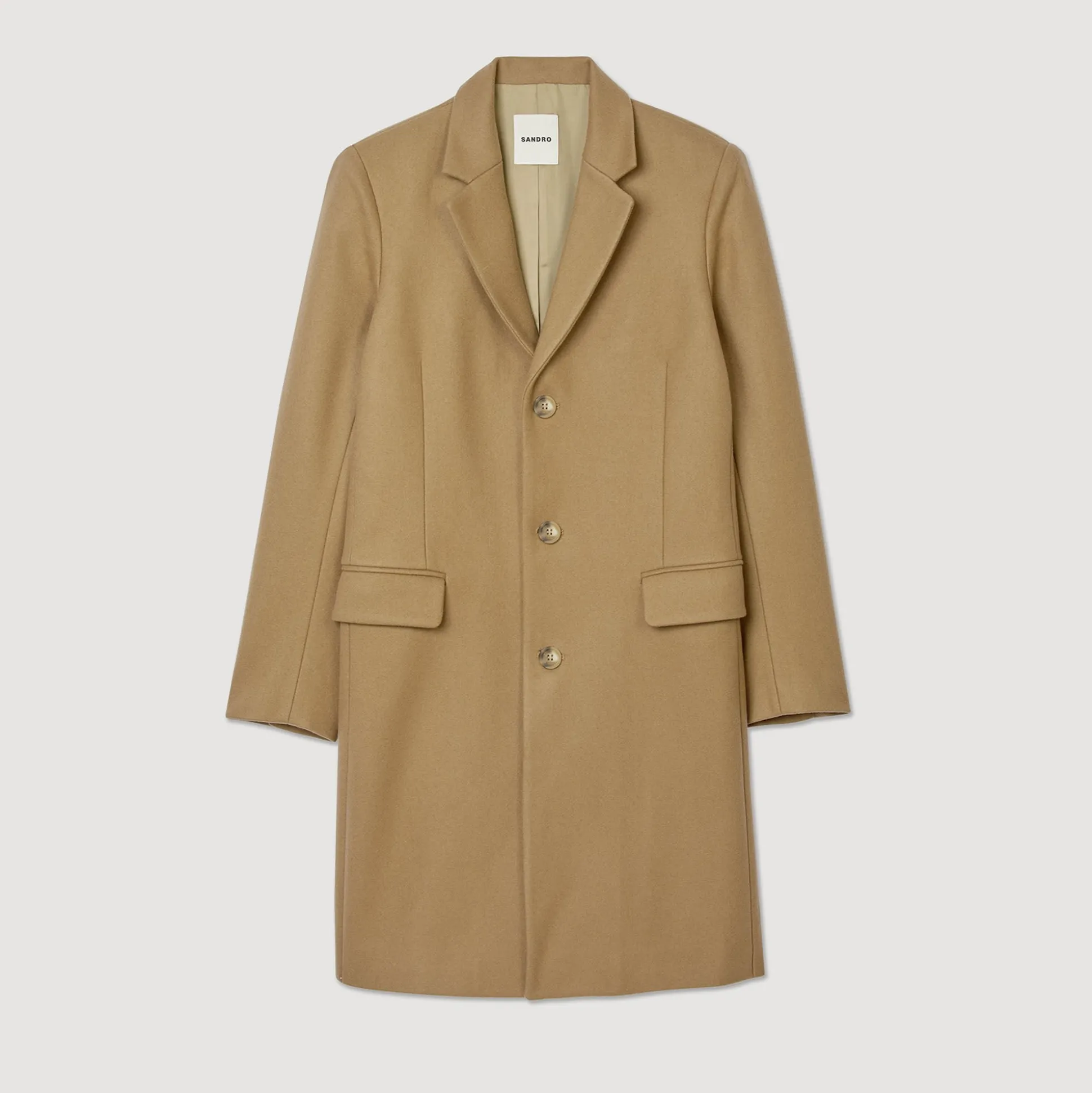 Manteau En Drap De Laine