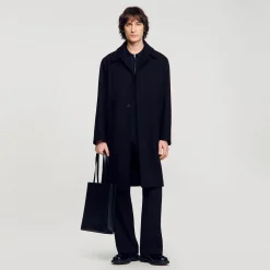 Manteau En Drap De Laine